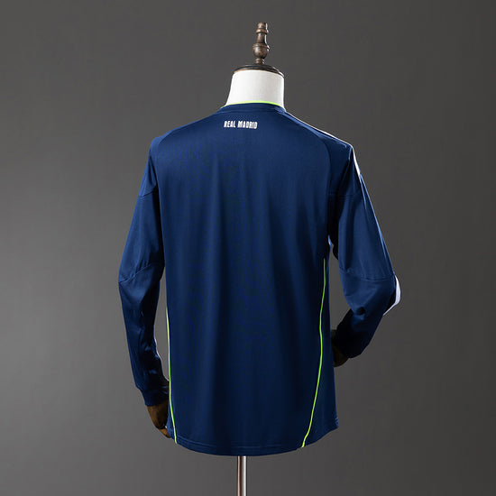 Real Madrid 10/11 Away Men's Long Sleeve Jersey- Retro