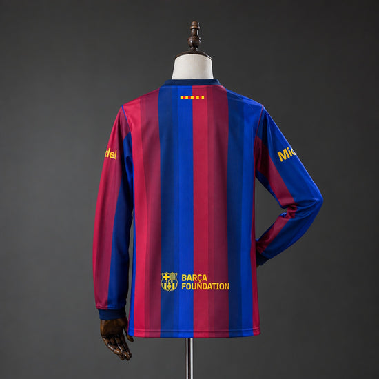 Barcelona 26/27 Home Men's Long Sleeve Jersey