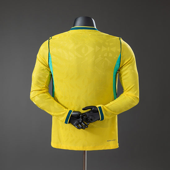 Brazil 2026 Home Men's Long Sleeve Jersey- Player Issue