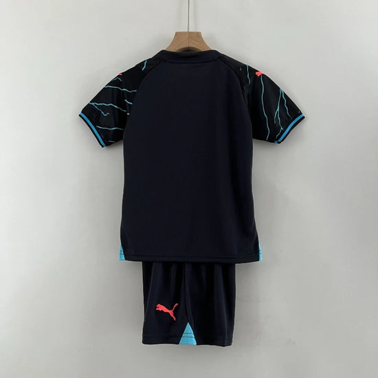 Manchester City 23/24 Third Kid's Jersey & Shorts