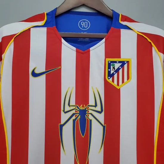 Atletico Madrid 2004/05 Men's Home Jersey- Retro