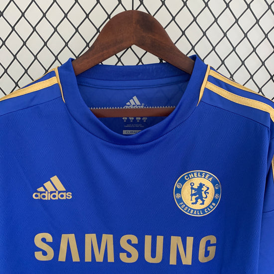 Chelsea 2012/13 Home Men's Long Sleeve Jersey- Retro