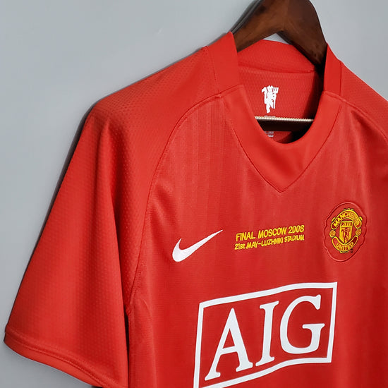 Manchester United 2007/08 Home UCL Final Men's Jersey- Retro