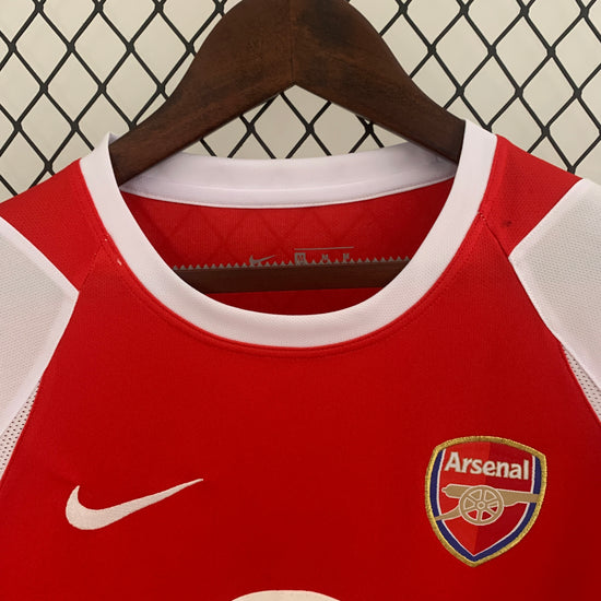 Arsenal 2002/03 Home Men's Long Sleeve Jersey- Retro