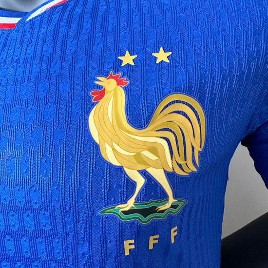 France 2024 Home Long Sleeve Men's Jersey- Player Issue