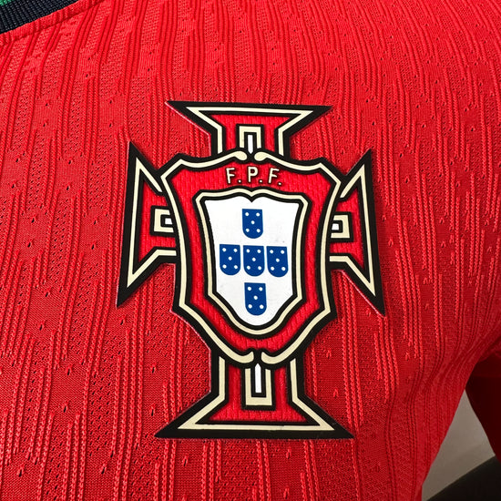 Portugal 2024 Home Long Sleeve Men's Jersey- Player Issue