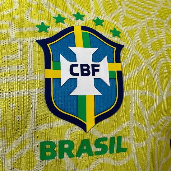 Brazil 2024 Home Long Sleeve Men's Jersey- Player Issue
