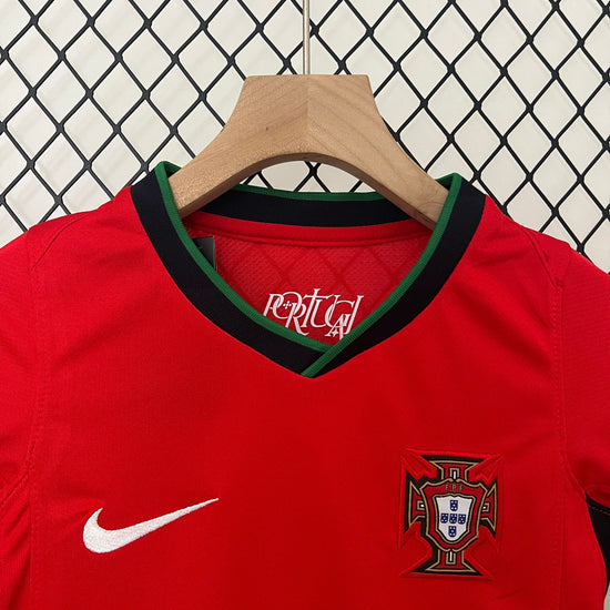 Portugal 2024 Home Kid's Jersey & Shorts