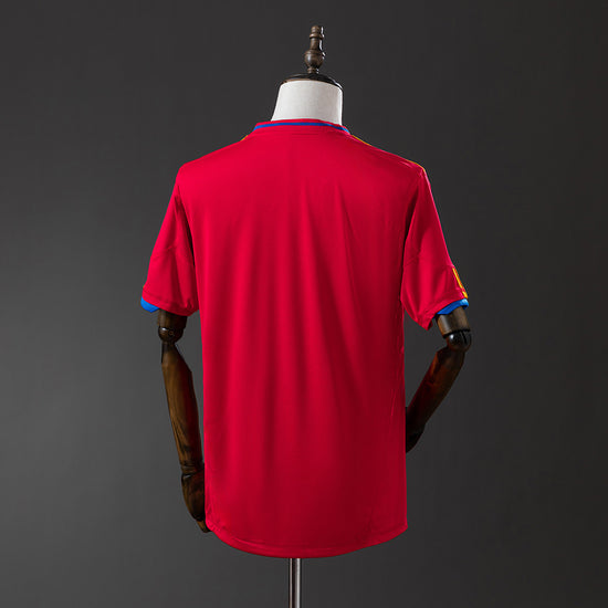 Spain 2010 Home Men's Jersey- Retro