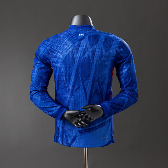 Chelsea 25/26 Home Men's Long Sleeve Jersey- Player Issue