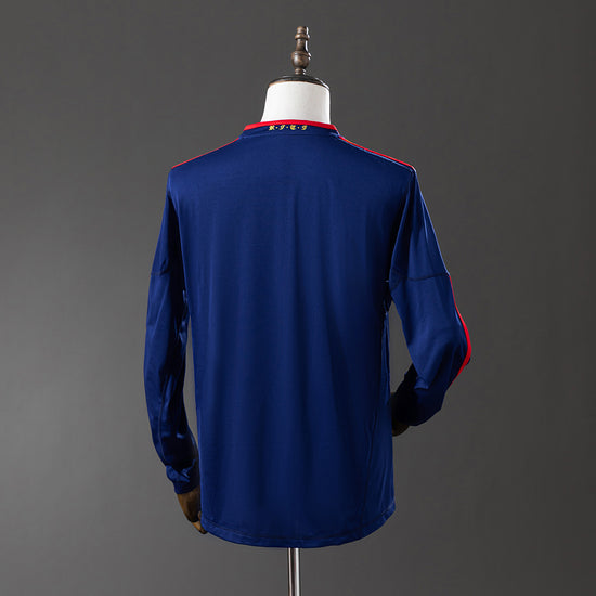 Spain 2010 Away World Cup Final Men's Long Sleeve Jersey- Retro