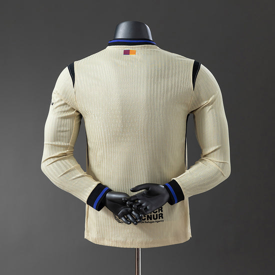 Barcelona 25/26 Away Men's Long Sleeve Jersey- Player Issue