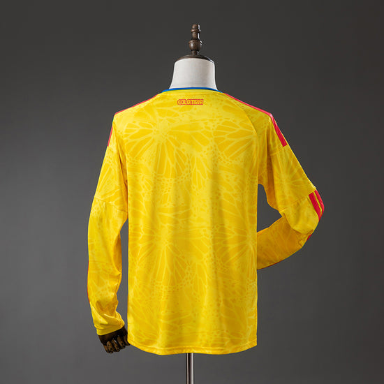 Colombia 2026 Home Men's Long Sleeve Jersey- Player Issue