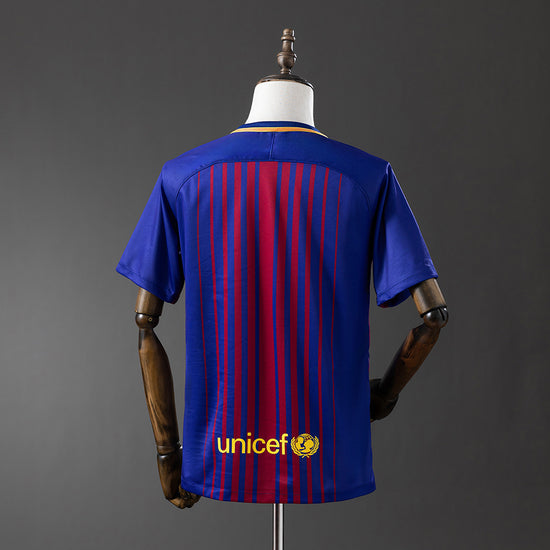 Barcelona 17/18 Home Men's Jersey- Retro