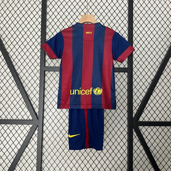 Barcelona 14/15 Home Kid's Jersey & Shorts