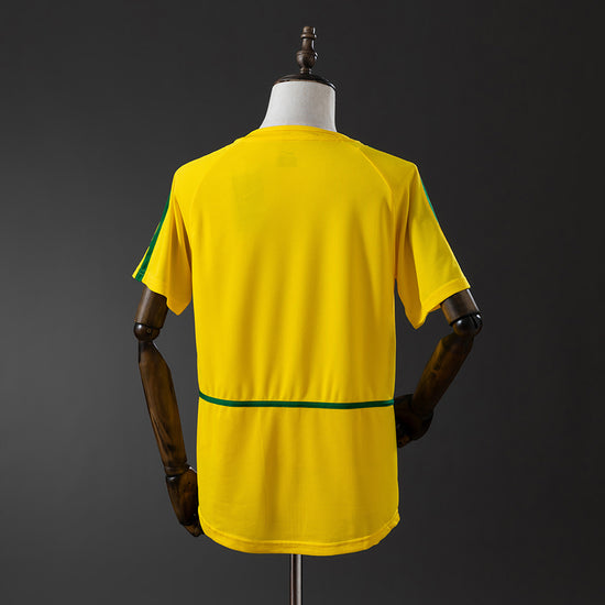 Brazil 2002 Home Men's Jersey- Retro