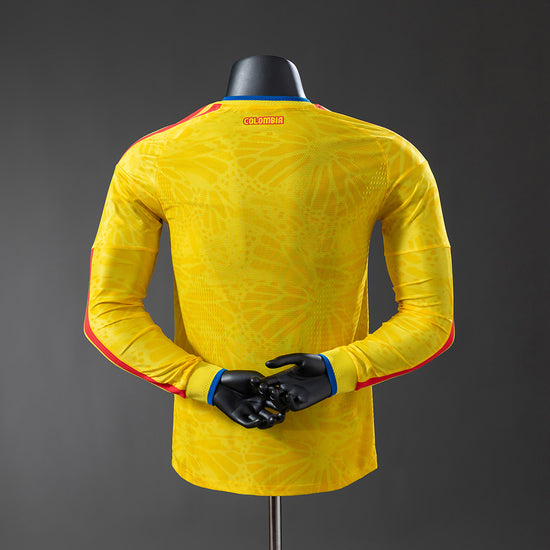 Colombia 2026 Home Men's Long Sleeve Jersey- Player Issue