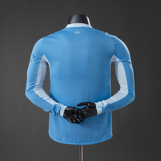 Manchester City 26/27 Home Men's Long Sleeve Jersey- Player Issue