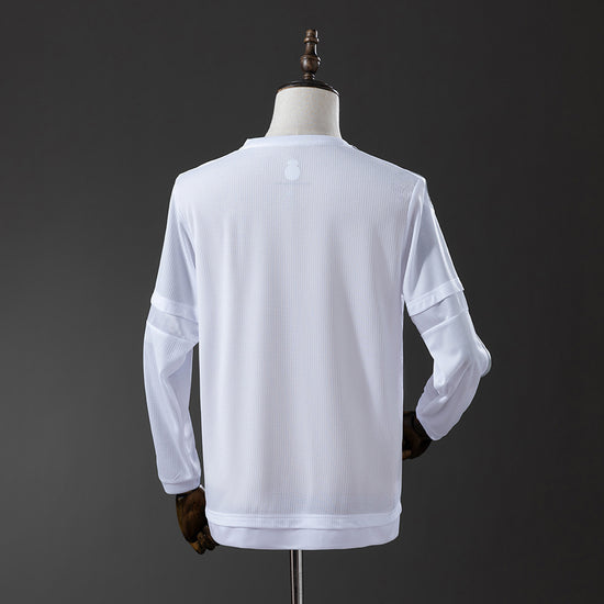 Real Madrid 15/16 Home Men's Long Sleeve Jersey- Retro