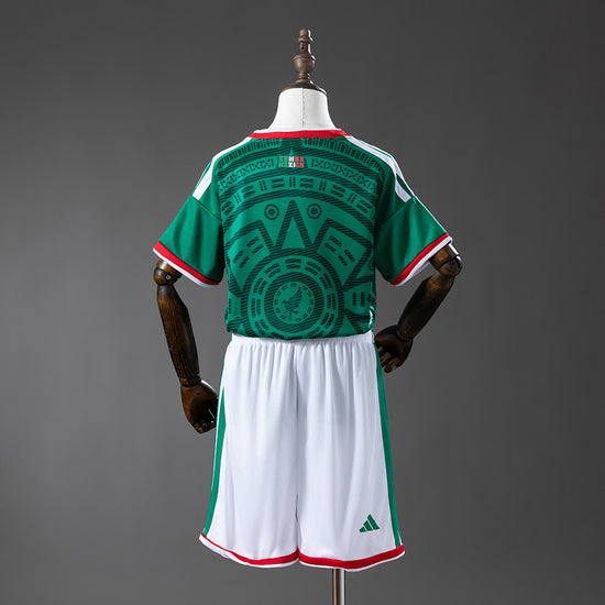 Mexico 2026 Home Kid's Jersey & Shorts