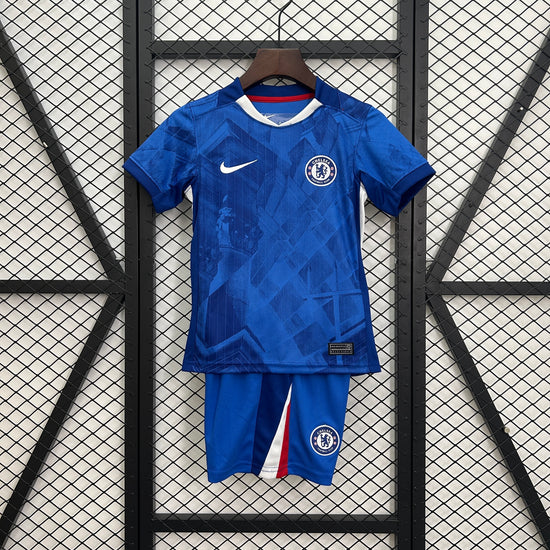 Chelsea 25/26 Home Kid's Jersey & Shorts