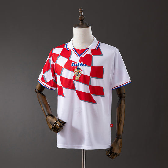 Croatia 1998 Home Men's Jersey- Retro