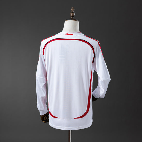 AC Milan 06/07 Away UCL Final Men's Long Sleeve Jersey- Retro