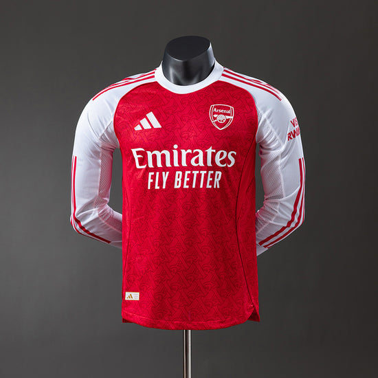Arsenal 25/26 Home Men's Long Sleeve Jersey- Player Issue