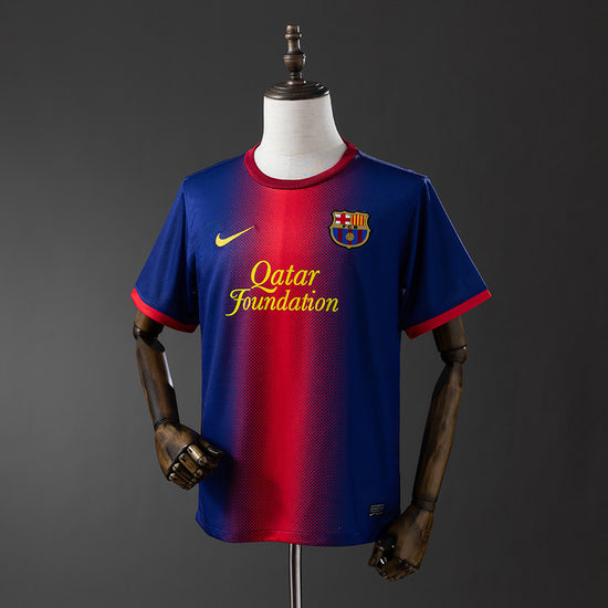 Barcelona 12/13 Home Men's Jersey- Retro