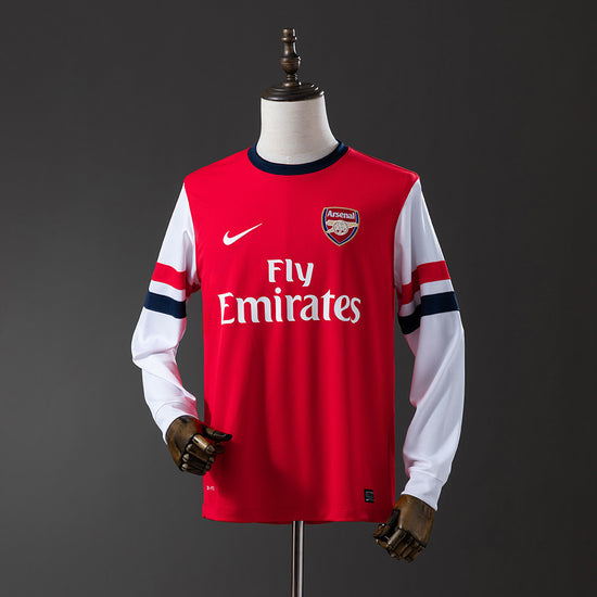Arsenal 12/13 Home Men's Long Sleeve Jersey- Retro