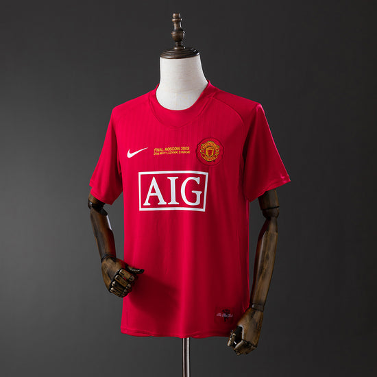 Manchester United 07/08 Home UCL Final Men's Jersey- Retro