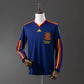 Spain 2010 Away World Cup Final Men's Long Sleeve Jersey- Retro