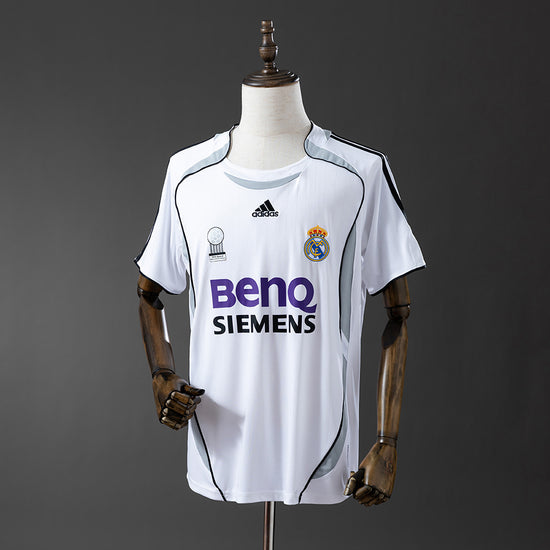 Real Madrid 06/07 Home Men's Jersey- Retro