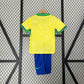 Brazil 2024 Home Kid's Jersey & Shorts