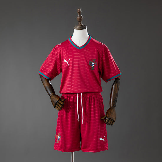 Portugal 2026 Home Kid's Jersey & Shorts