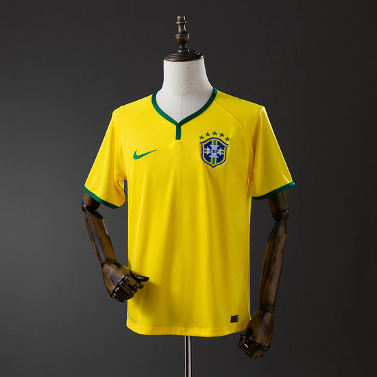 Brazil 2014 Home Men's Jersey- Retro