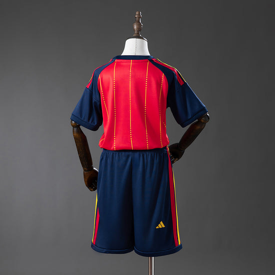 Spain 2026 Home Kid's Jersey & Shorts