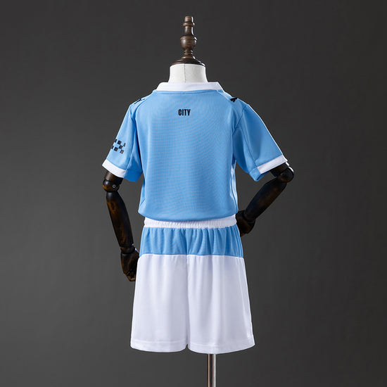 Manchester City  25/26 Home Kid's Jersey & Shorts