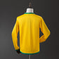 Brazil 2006 Home Men's Long Sleeve Jersey- Retro