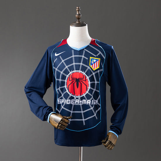 Atletico Madrid 04/05 Away Men's Long Sleeve Jersey- Retro