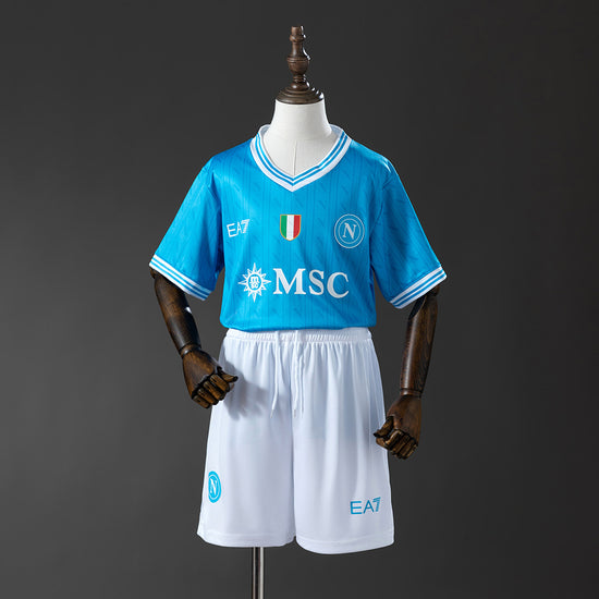 Napoli 25/26 Home Kid's Jersey & Shorts