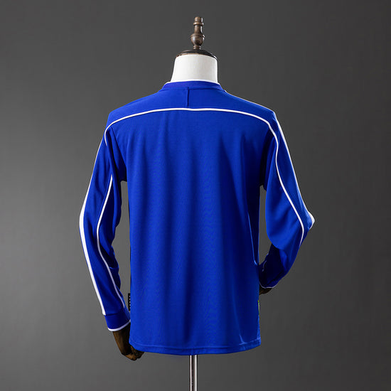 Brazil 1998 Away Men's Long Sleeve Jersey- Retro