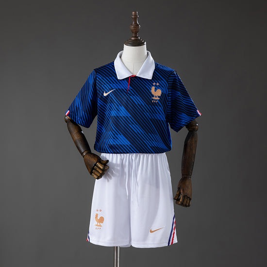 France 2026 Home Kid's Jersey & Shorts