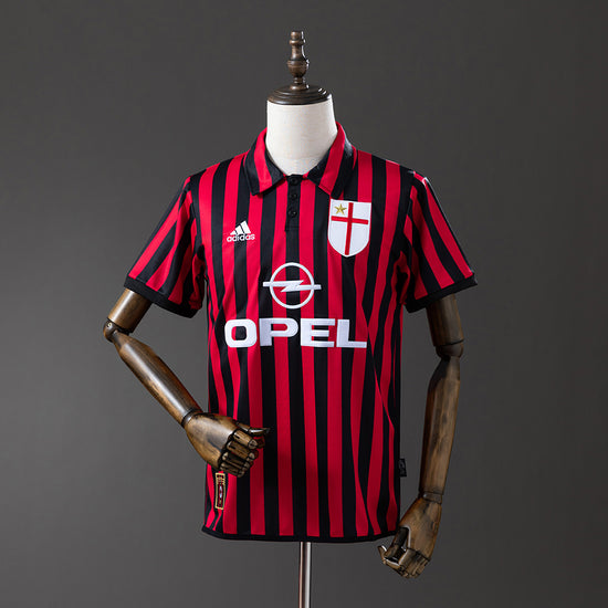 AC Milan 99/00 Home Men's Jersey- Retro