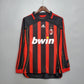 AC Milan 2006/07 Home Men's Long Sleeve Jersey- Retro