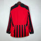AC Milan 2007/08 Home Men's Long Sleeve Jersey- Retro