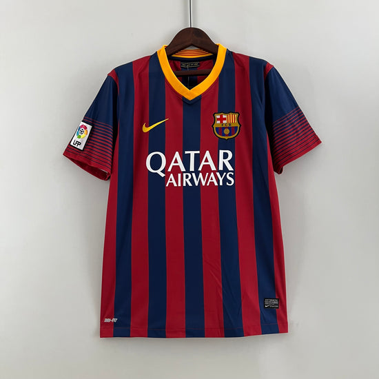 Barcelona FC 2013/14 Home Men's Jersey- Retro