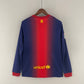 Barcelona FC 2012/13 Home Men's Long Sleeve Jersey- Retro