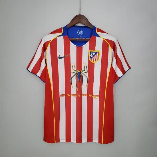 Atletico Madrid 2004/05 Men's Home Jersey- Retro