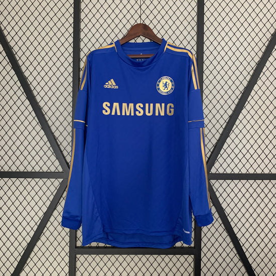 Chelsea 2012/13 Home Men's Long Sleeve Jersey- Retro